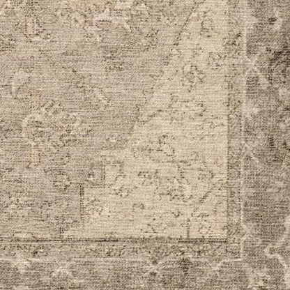 RUGGABLE Maral Heriz Washable Rug - Perfect Vintage Area Rug for Living Room Bedroom Kitchen - Pet &amp; Child Friendly - Stain &amp; Water Resistant - Creme 3&