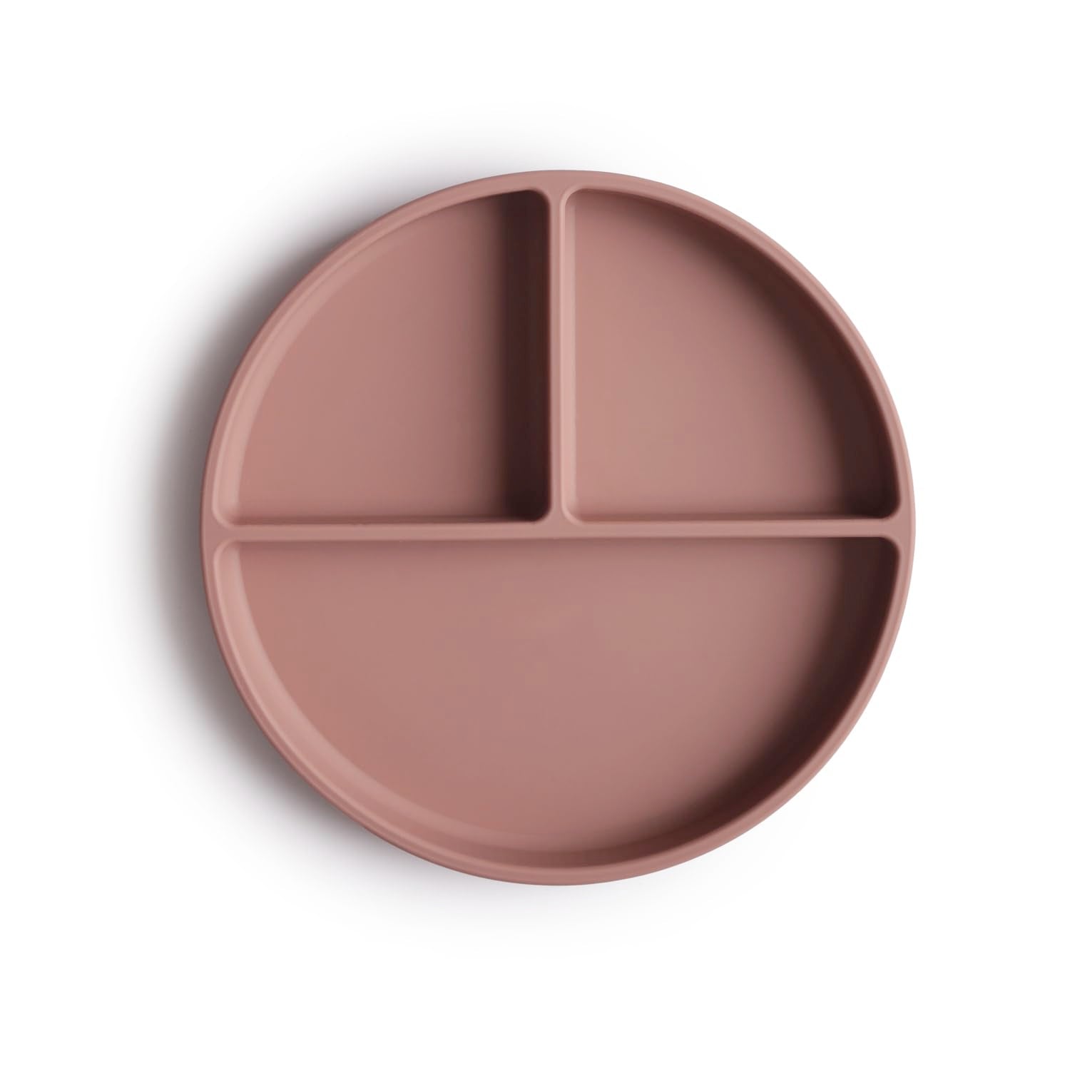 mushie Silicone Suction Plate | BPA-Free Non-Slip Design (Ivory)