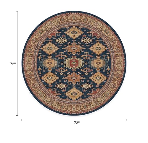RUGGABLE – Cambria Ruby – Machine Washable Runner Rug – Pet &amp; Child Friendly – Stain &amp; Water Resistant – Non-Slip – 2.5&