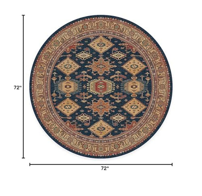 RUGGABLE – Cambria Ruby – Machine Washable Runner Rug – Pet &amp; Child Friendly – Stain &amp; Water Resistant – Non-Slip – 2.5&