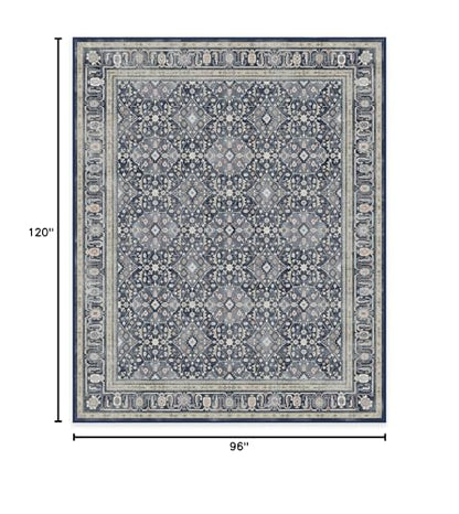 RUGGABLE – Alessia Dark Wood – Machine Washable Area Rug – Pet &amp; Child Friendly – Stain &amp; Water Resistant – Non-Slip – 5&