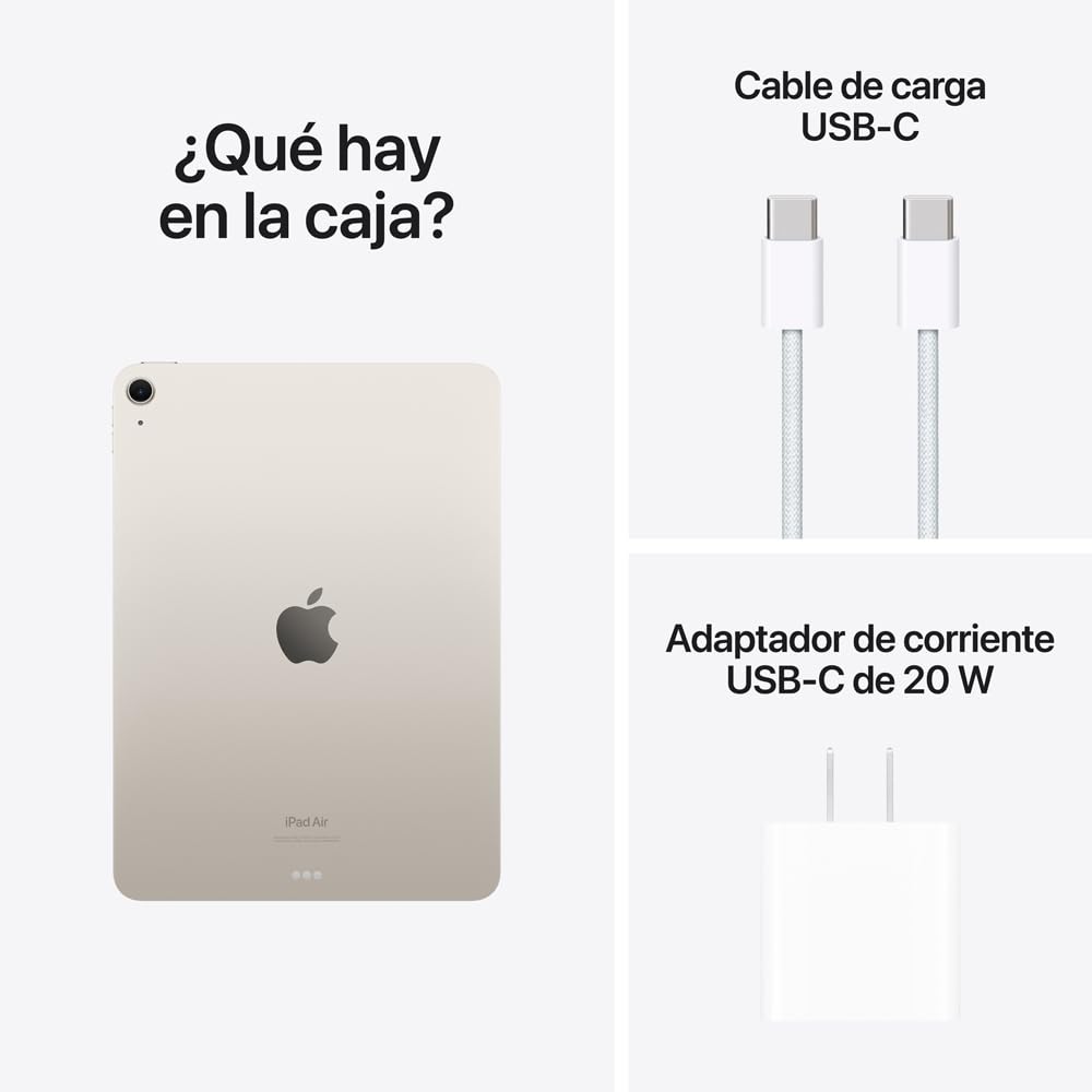 Apple iPad Air 11-inch (M2): Liquid Retina Display, 128 GB, Landscape 12MP Front Camera/12MP Back Camera, Wi-Fi 6E, Touch ID — Blue