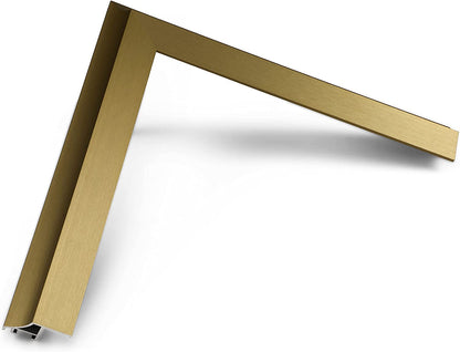 Frame My TV Deco TV Frames Alloy Scoop - Pale Gold Bezel Compatible ONLY with Samsung The Frame TV (55&quot;, Fits 2021-2024 Frame TV)