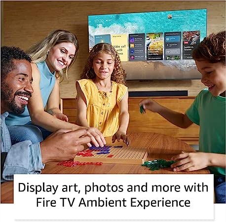 Amazon Fire TV 50&quot; Omni QLED Series 4K UHD smart TV, Dolby Vision IQ, Fire TV Ambient Experience, local dimming, hands-free with Alexa