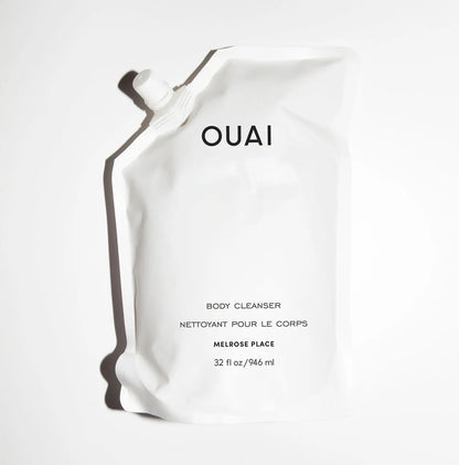 OUAI Body Cleanser, St. Barts - Foaming Body Wash with Jojoba Oil and Rosehip Oil to Hydrate, Nurture, Balance and Soften Skin - Paraben, Phthalate and Sulfate Free Skin Care Products - 10 Oz