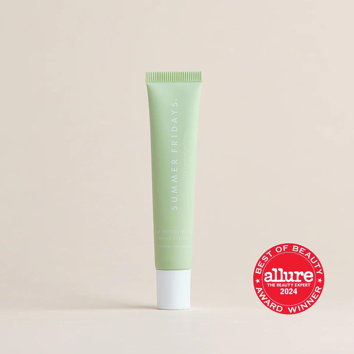 Summer Fridays Lip Butter Balm - Conditioning Lip Mask and Lip Balm for Instant Moisture, Shine and Hydration - Sheer-Tinted, Soothing Lip Care - Vanilla Beige (.5 Oz)