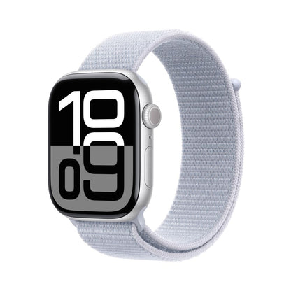 Apple Watch Series 10 [GPS 46mm] Smartwatch with Jet Black Aluminium Case with Black Sport Band. Fitness Tracker, ECG App, Always-On Retina Display, Water-Resistant