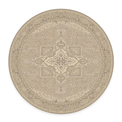 RUGGABLE Maral Heriz Washable Rug - Perfect Vintage Area Rug for Living Room Bedroom Kitchen - Pet &amp; Child Friendly - Stain &amp; Water Resistant - Creme 3&