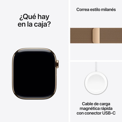 Apple Watch Series 10 [GPS 46mm] Smartwatch with Jet Black Aluminium Case with Black Sport Band. Fitness Tracker, ECG App, Always-On Retina Display, Water-Resistant