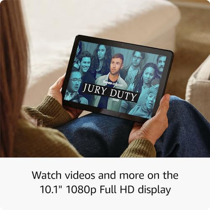 Amazon Fire HD 10 tablet (newest model) built for relaxation, 10.1&quot; vibrant Full HD screen, octa-core processor, 3 GB RAM, 32 GB, Ocean