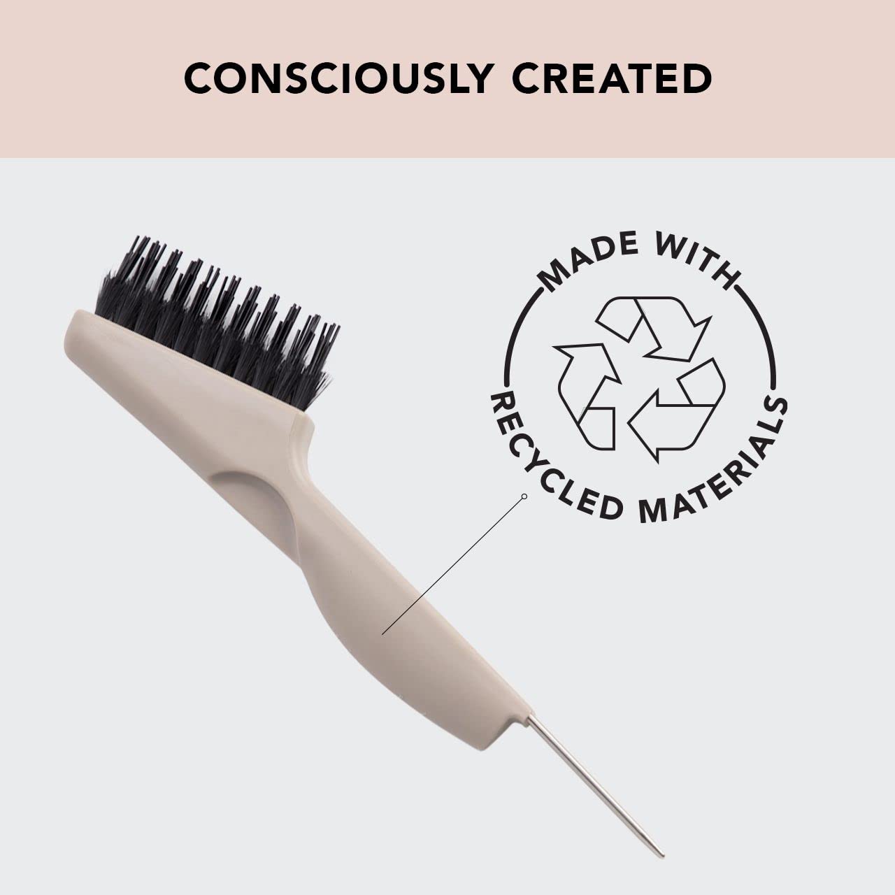 Kitsch Wet Dry Brush Detangling Brush - Soft Bristle Hair Brushes for Women | Straight &amp; Curly Hair Brush | Hairbrush for All Hair Types | Hair Detangler Brush | Travel Hair Brush &amp; Detangling Comb