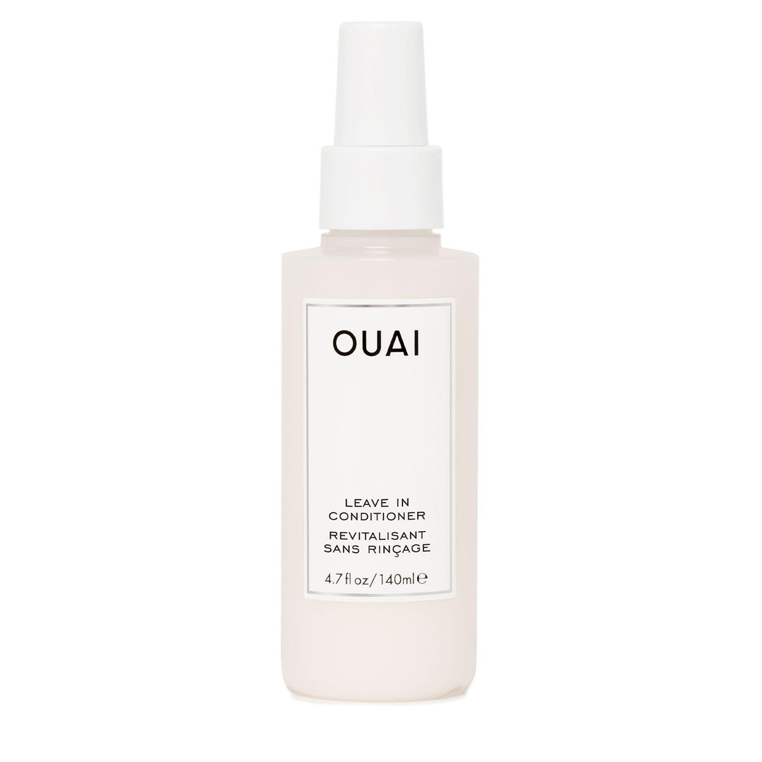 OUAI Leave In Conditioner &amp; Heat Protectant Spray - Prime Hair for Style, Smooth Flyaways, Add Shine and Use as Detangling Spray - No Parabens, Sulfates or Phthalates (4.7 oz)