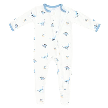 KYTE BABY Unisex Zipper Closure Footies, Rayon Made From Bamboo, 0-24 Months