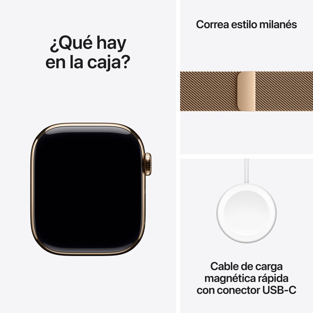 Apple Watch Series 10 [GPS 46mm] Smartwatch with Jet Black Aluminium Case with Black Sport Band. Fitness Tracker, ECG App, Always-On Retina Display, Water-Resistant