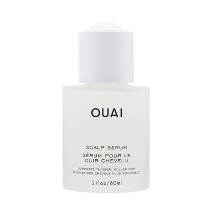 OUAI Scalp Serum - Balancing and Hydrating Serum with Red Clover Extract, Siberian Ginseng and Peptides for Thicker and Fuller-Looking Hair - Paraben, Phthalate and Sulfate Free Scalp Care (2 Fl Oz)