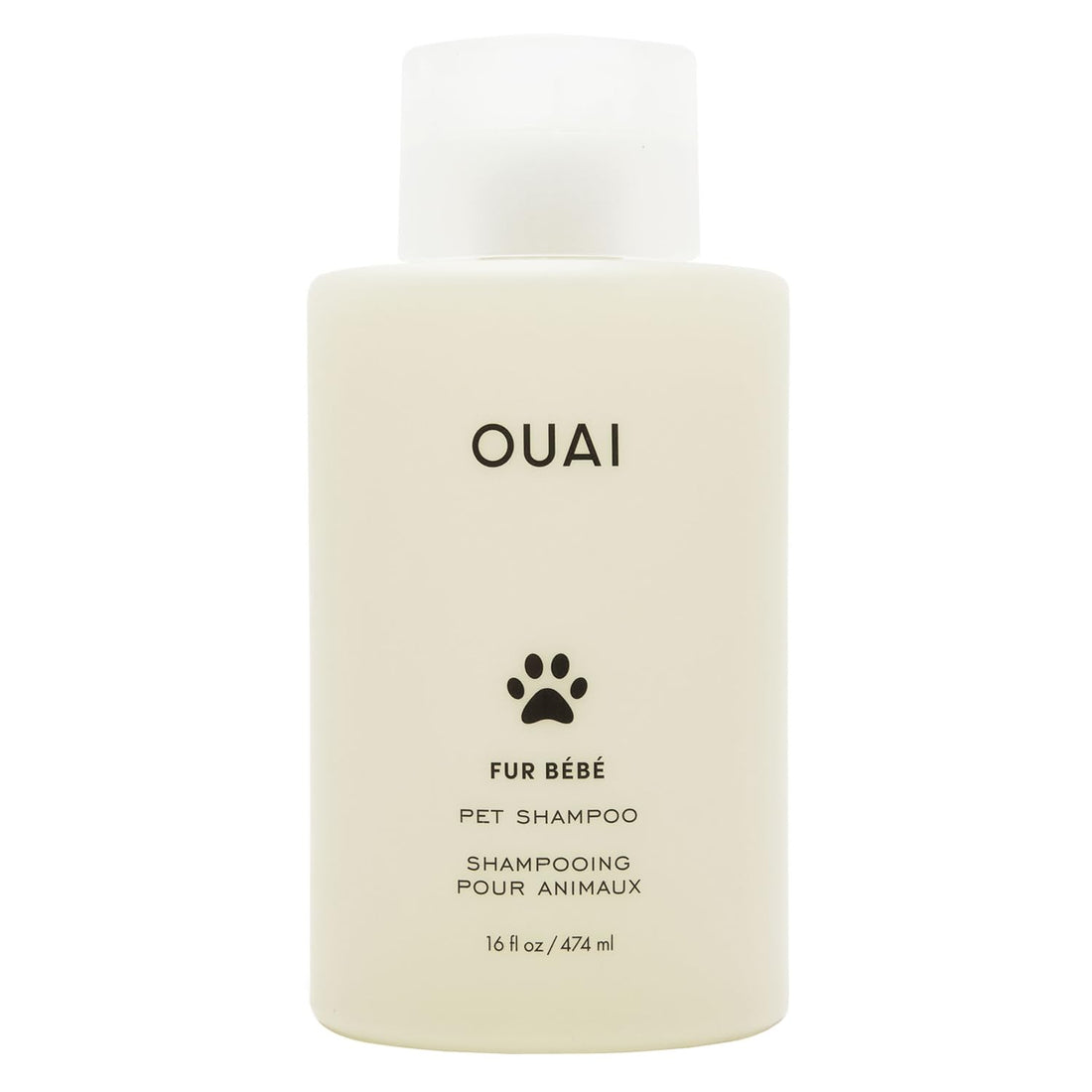 OUAI Fur Bébé Pet Shampoo, Mercer Street Scent - Dog Shampoo and Coat Wash for Hydrating, Cleansing and Adding Shine to Pet Hair - Pet Supplies by OUAI (16 Fl Oz)