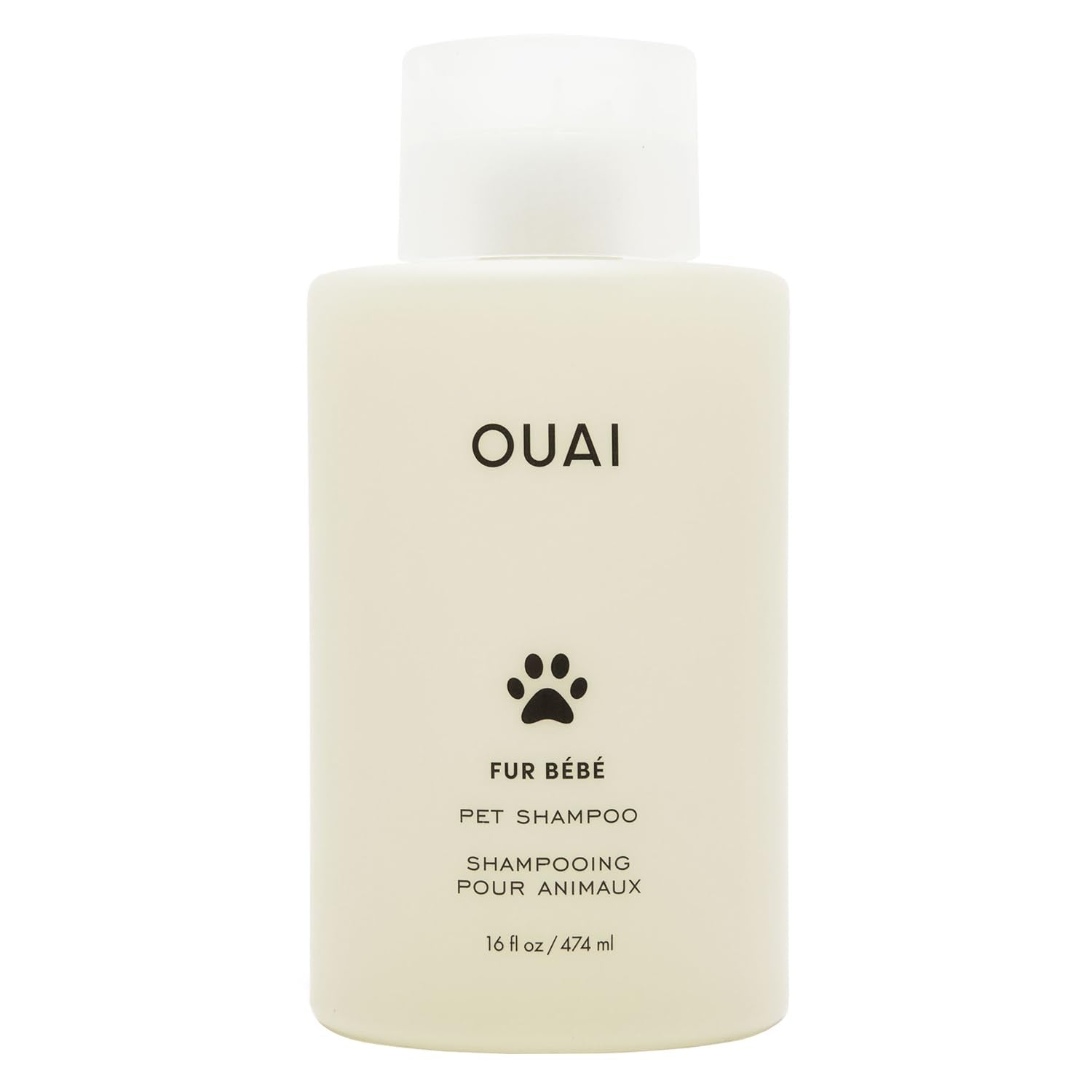 OUAI Fur Bébé Pet Shampoo, Mercer Street Scent - Dog Shampoo and Coat Wash for Hydrating, Cleansing and Adding Shine to Pet Hair - Pet Supplies by OUAI (16 Fl Oz)