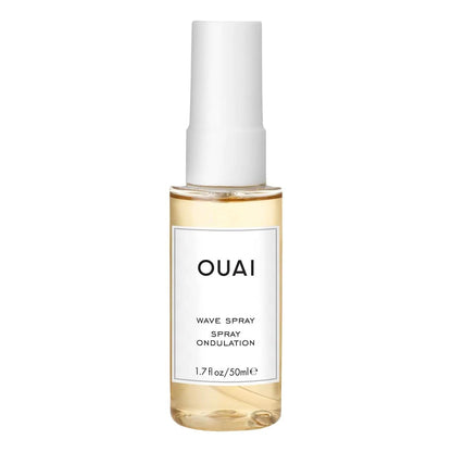 OUAI Wave Spray - Coconut Oil &amp; Rice Protein Texture Mist for Voluminous Beach Waves with Shine - Paraben Free, Safe for Color &amp; Keratin-Treated Hair (4.9 fl oz)