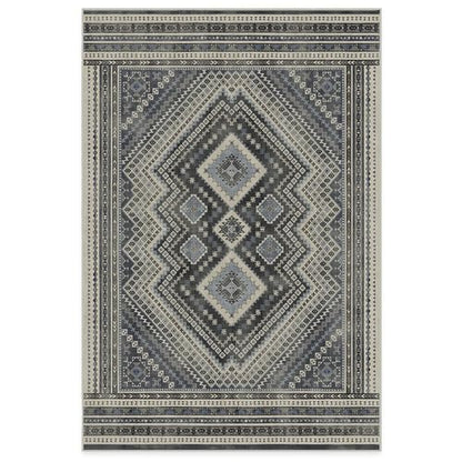 RUGGABLE Kaden Washable Rug - Perfect Vintage Area Rug for Living Room Bedroom Kitchen - Pet &amp; Child Friendly - Stain &amp; Water Resistant - Amber Red 3&
