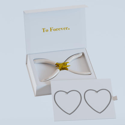 Permanent Bracelet Kit – DIY Bracelet Making for Couples, BFFs – Couples Gift, Friendship Bracelets – Date Activity, Anniversary, Valentines Day Gift – His and Her Bracelets (Gold)