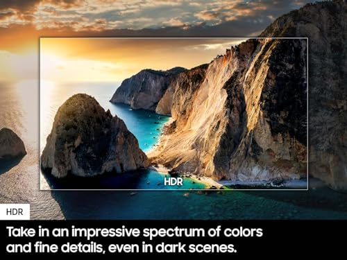 SAMSUNG 50-Inch Class Crystal UHD 4K DU7200 Series HDR Smart TV w/Object Tracking Sound Lite, PurColor, Motion Xcelerator, Mega Contrast, Q-Symphony (UN50DU7200, 2024 Model)