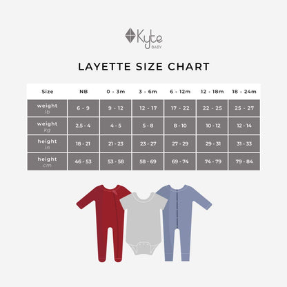 KYTE BABY Zippered Rompers, Unisex, Rayon Made from Bamboo (0-24 Months