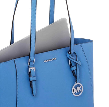 Michael Kors Charlotte Large 3-in-1 Tote Crossbody Handbag Leather