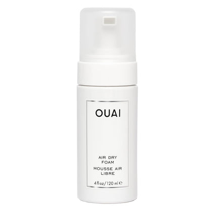 OUAI Air Dry Foam - Conditioning Mousse for Beach Waves with Kale and Carrot Extract - Paraben, Phthalate and Sulfate Free Hair Product (4 Oz)