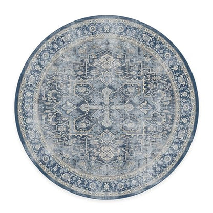 RUGGABLE Kamran Washable Rug - Perfect Vintage Area Rug for Living Room Bedroom Kitchen - Pet &amp; Child Friendly - Stain &amp; Water Resistant - Hazel 5&
