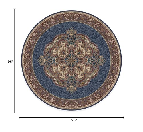 RUGGABLE Disney Traditional Mickey Mouse Washable Rug - Perfect Area Rug for Nursery Playroom Kids Room - Pet &amp; Child Friendly - Stain &amp; Water Resistant - Damask Grey 3&