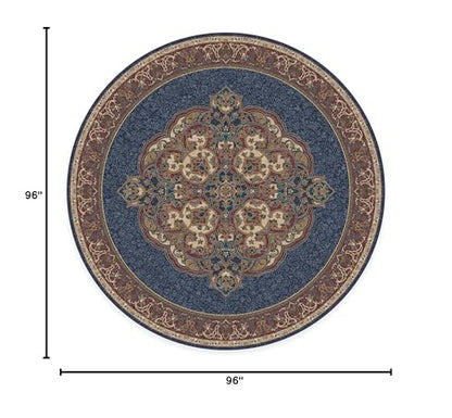 RUGGABLE Disney Traditional Mickey Mouse Washable Rug - Perfect Area Rug for Nursery Playroom Kids Room - Pet &amp; Child Friendly - Stain &amp; Water Resistant - Damask Grey 3&