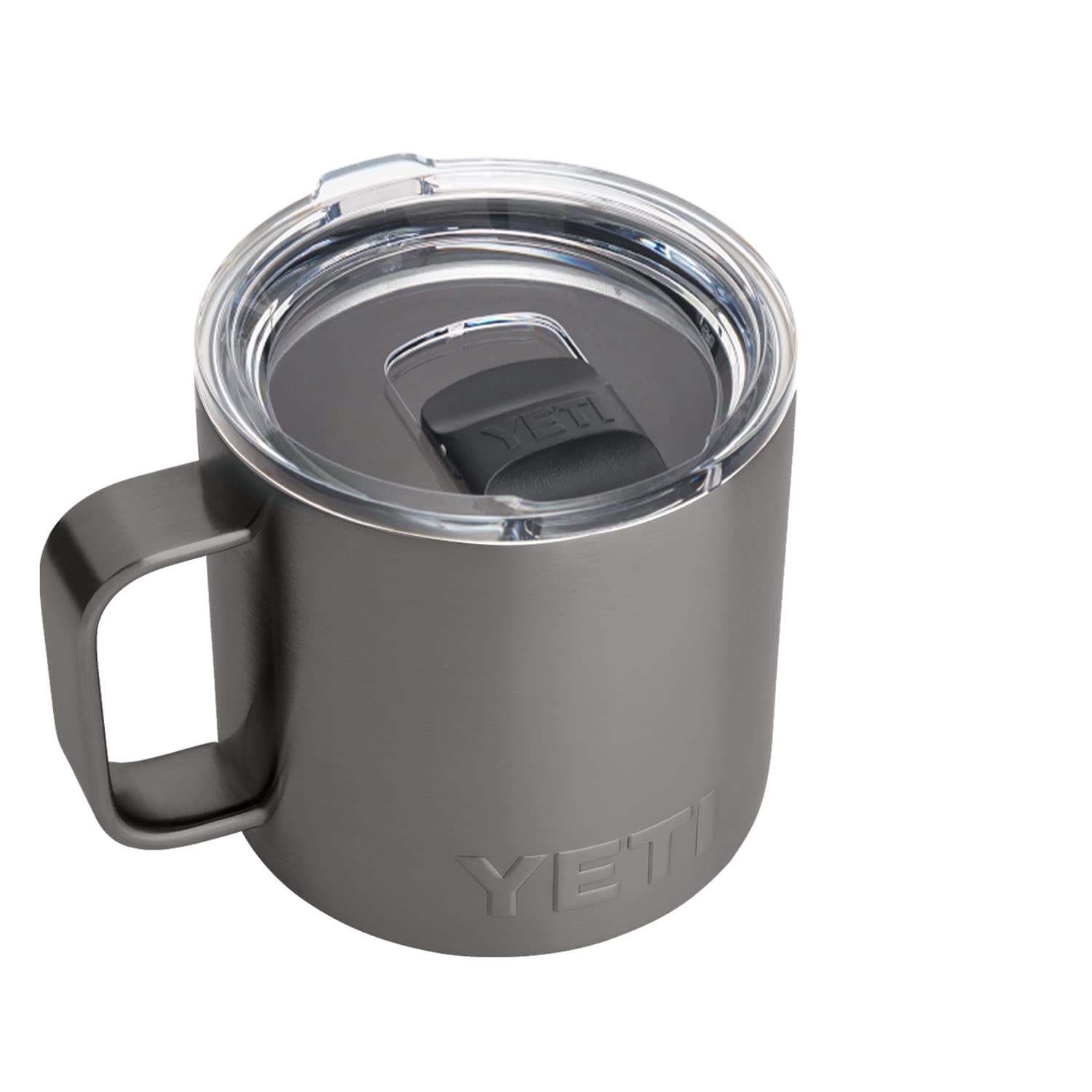 YETI Rambler 14 oz Mug, Vacuum Insulated, Stainless Steel with MagSlider Lid, Stainless