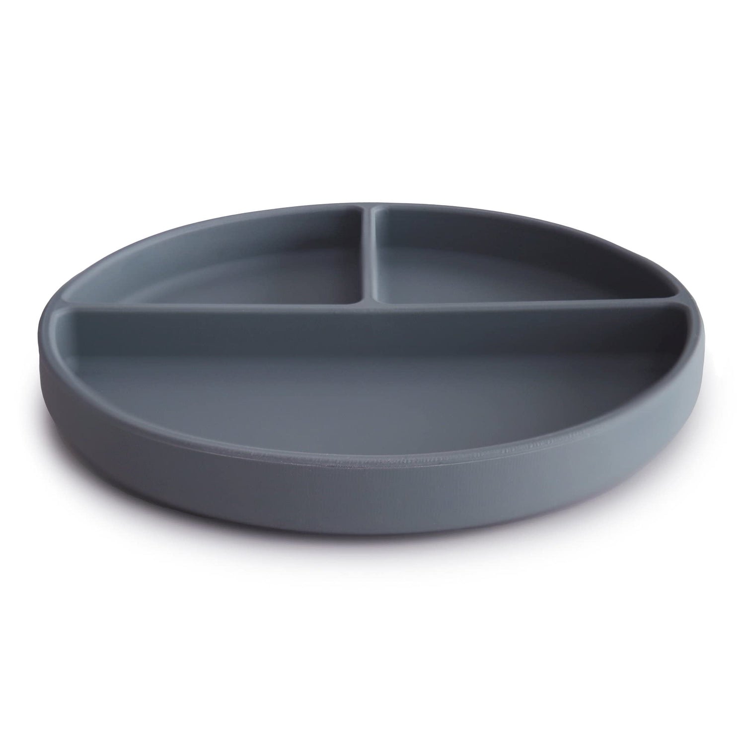 mushie Silicone Suction Plate | BPA-Free Non-Slip Design (Ivory)