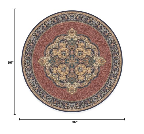 RUGGABLE Disney Traditional Mickey Mouse Washable Rug - Perfect Area Rug for Nursery Playroom Kids Room - Pet &amp; Child Friendly - Stain &amp; Water Resistant - Damask Grey 3&