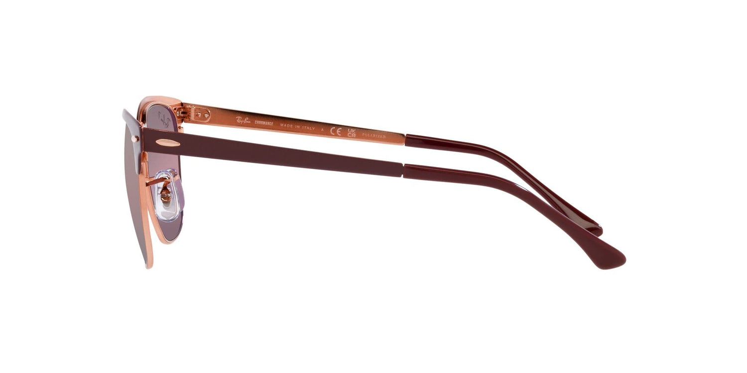 Ray-Ban RB3716 Clubmaster Metal Square Sunglasses