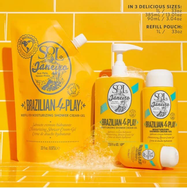 SOL DE JANEIRO Brazilian Play Moisturizing Shower Cream Gel Body Wash