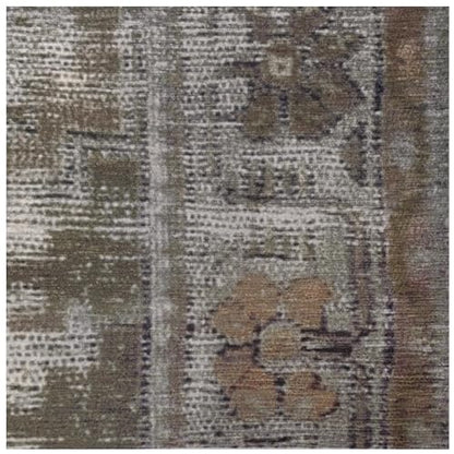 RUGGABLE Zinnia Runner Rug - Perfect Boho Washable Rug for Entryway Hallway Kitchen - Pet &amp; Child Friendly - Stain &amp; Water Resistant - Grey 2.5&