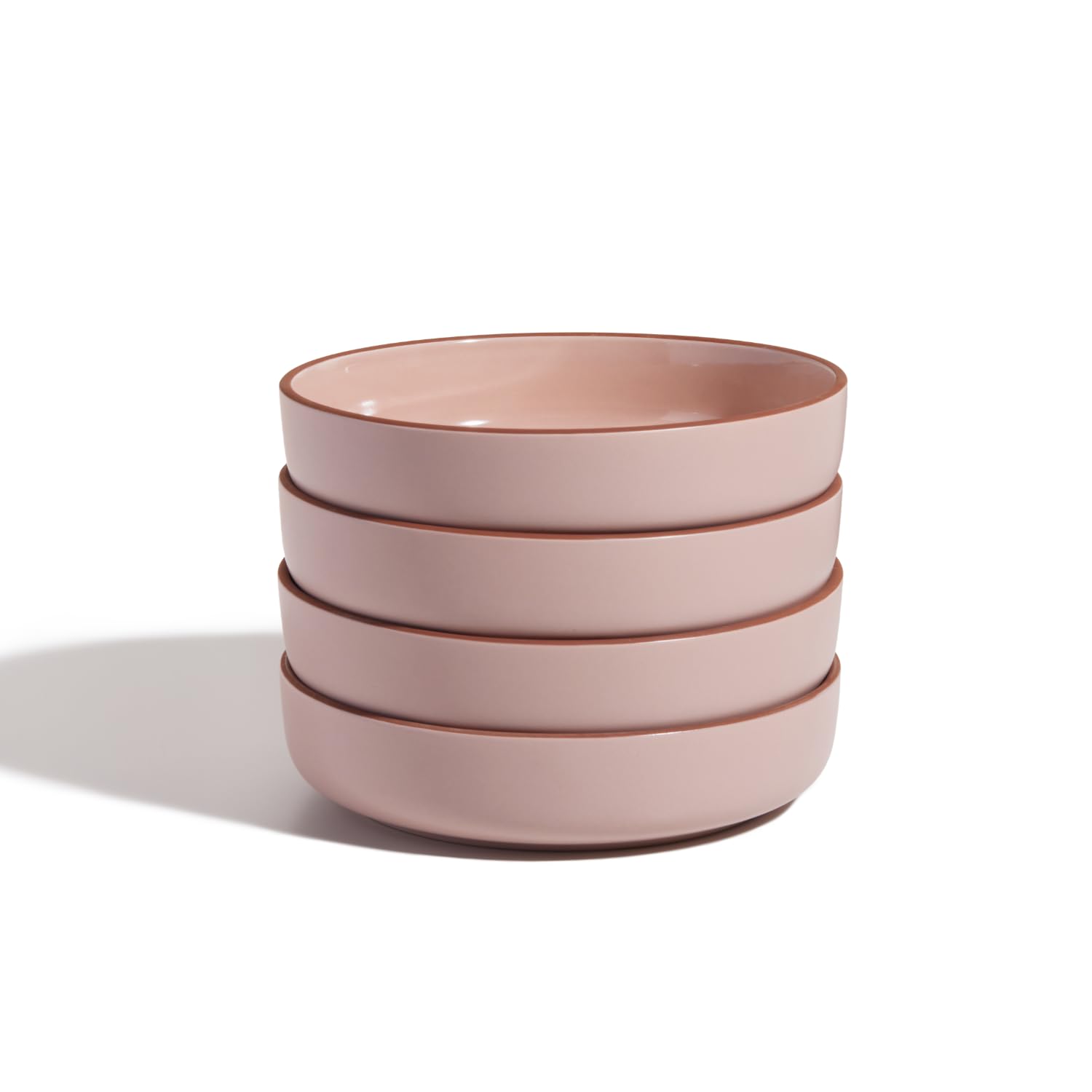 Our Place Dinner Bowls - Set of Four 8.5&quot; Handcrafted Ceramic Bowls | Half-Plate, Half-Bowl Design for Pasta, Salads, &amp; More | Chip-Resistant, Restaurant-Grade, Stackable | Steam