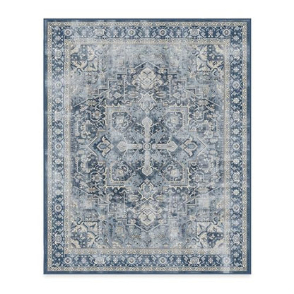 RUGGABLE Kamran Washable Rug - Perfect Vintage Area Rug for Living Room Bedroom Kitchen - Pet &amp; Child Friendly - Stain &amp; Water Resistant - Hazel 5&