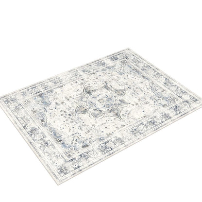RUGGABLE – Sarrah Blue Quartz – Machine Washable Runner Rug – Pet &amp; Child Friendly – Stain &amp; Water Resistant – Non-Slip – 2.5&