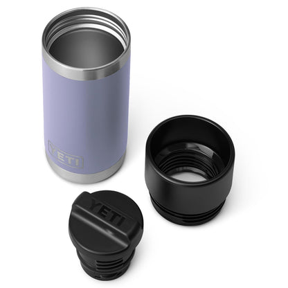 YETI Rambler 12 oz Bottle, Stainless Steel, Vacuum Insulated, with Hot Shot Cap