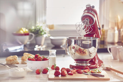 KitchenAid Artisan Series 5-Quart Tilt-Head Stand Mixer, Almond Cream, KSM150PSAC