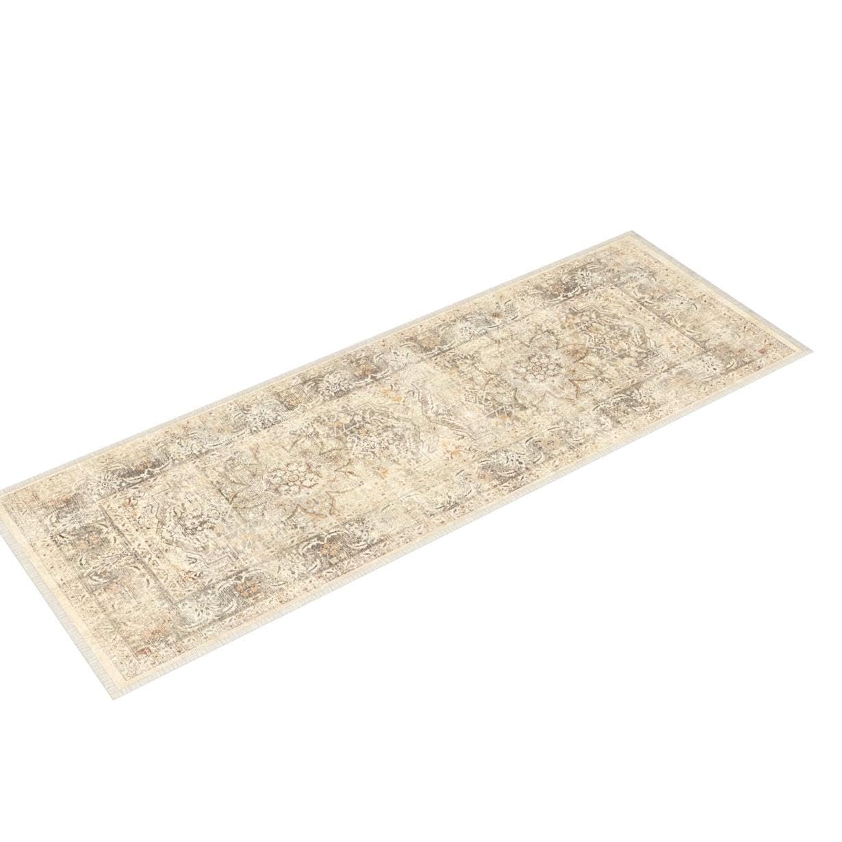 RUGGABLE – Sarrah Blue Quartz – Machine Washable Runner Rug – Pet &amp; Child Friendly – Stain &amp; Water Resistant – Non-Slip – 2.5&