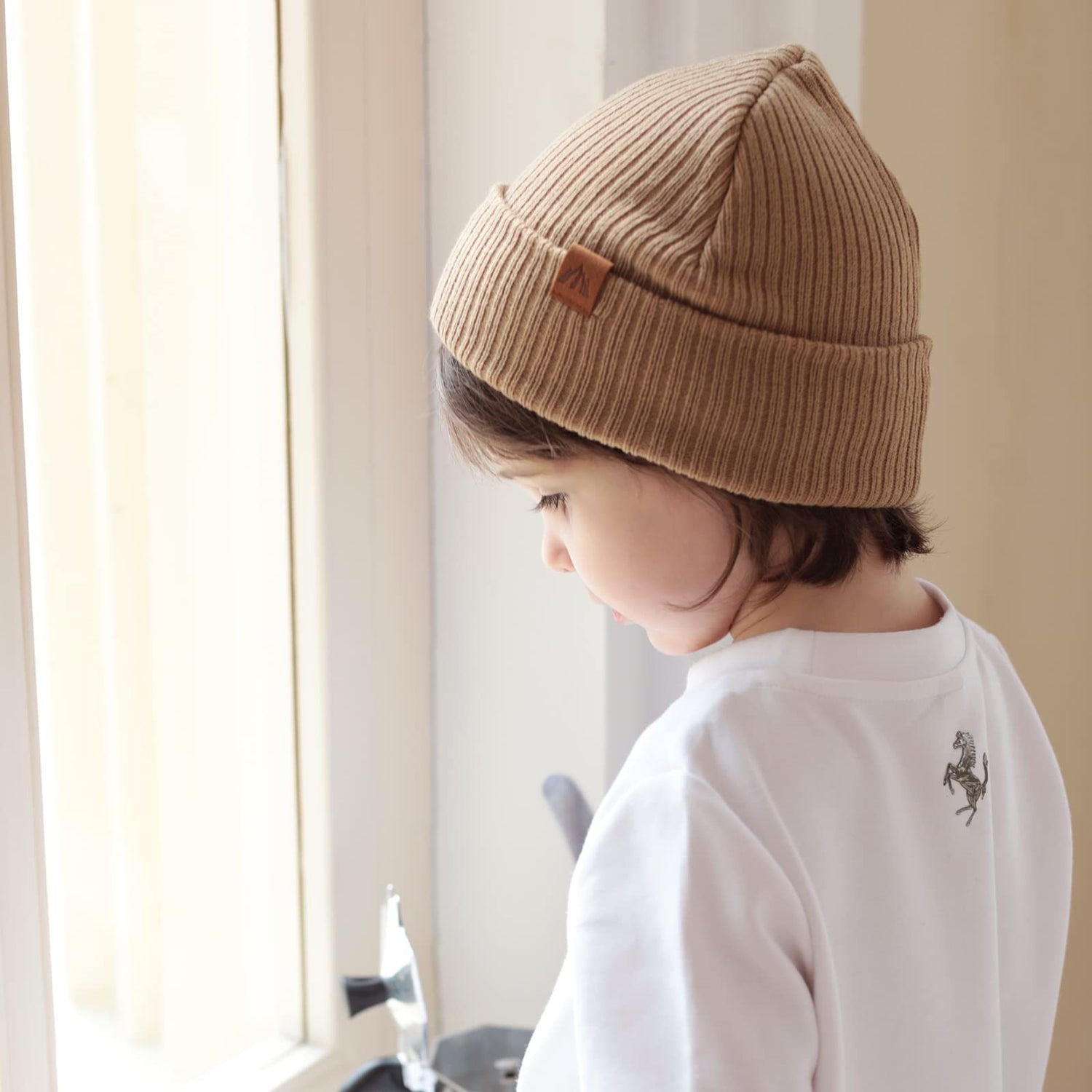 LMLALML Beanie for Toddler Boys Elegant Baby Beanie Knit Winter Hat for Kids