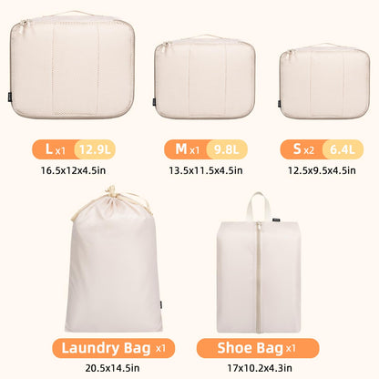 BAGAIL 8 Set Packing Cubes Luggage Packing Organizers for Travel Accessories