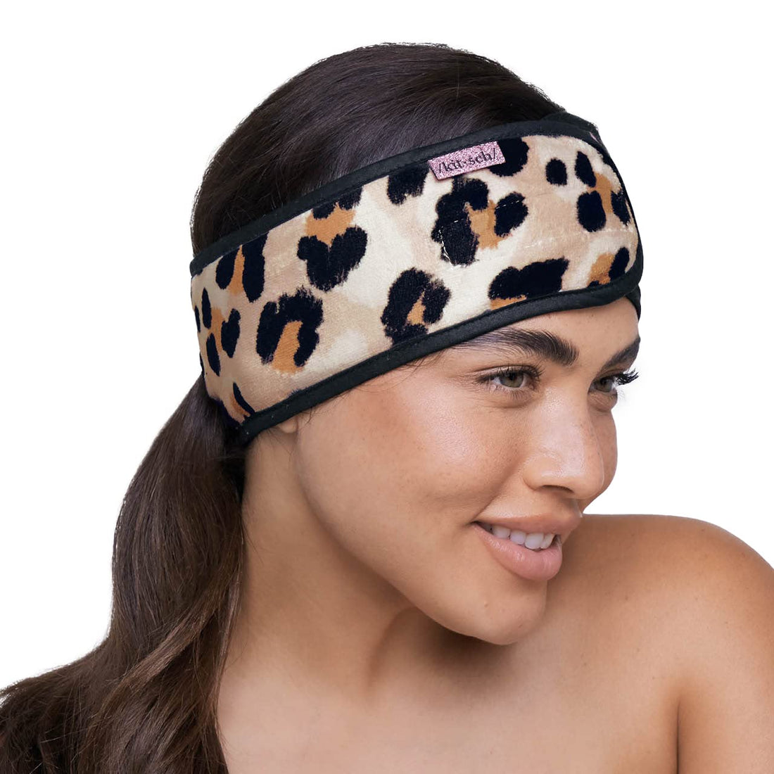 Kitsch Spa Multifunctional Microfiber Headband - Facial Skincare and Hair Band for Makeup Application, Face Washing | Micro Dot Design