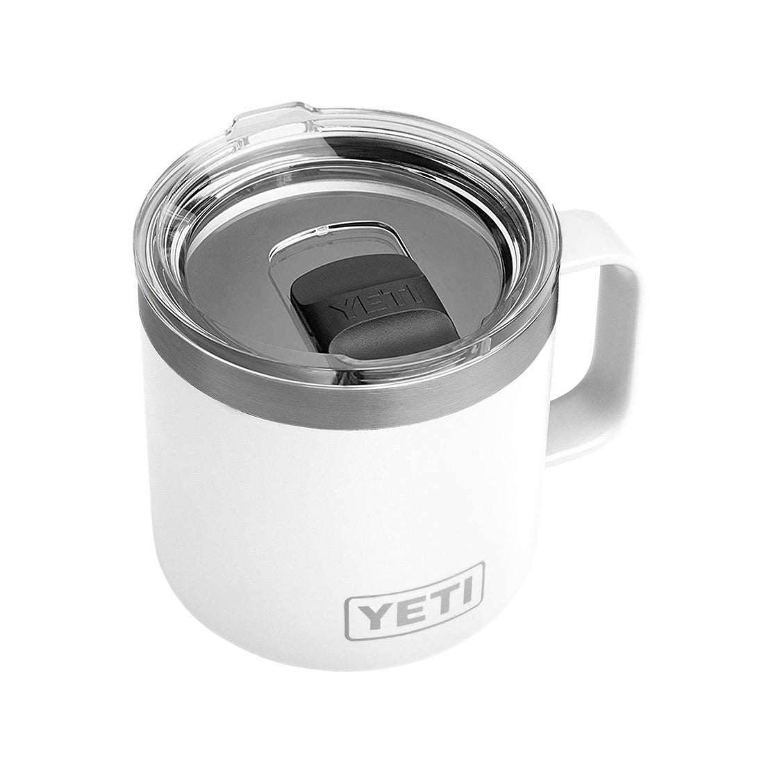 YETI Rambler 14 oz Mug, Vacuum Insulated, Stainless Steel with MagSlider Lid, Stainless