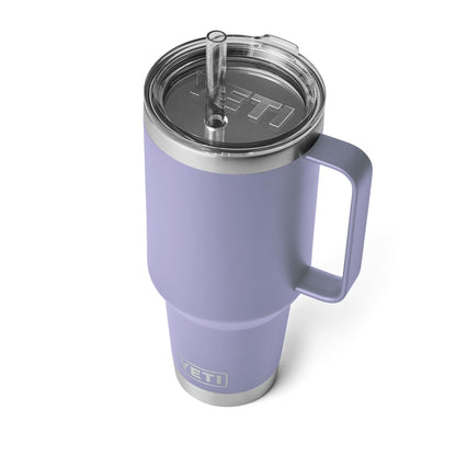 YETI Rambler Tumbler with Handle and Straw Lid, Vacuum Insulated Travel Mug, Stainless Steel