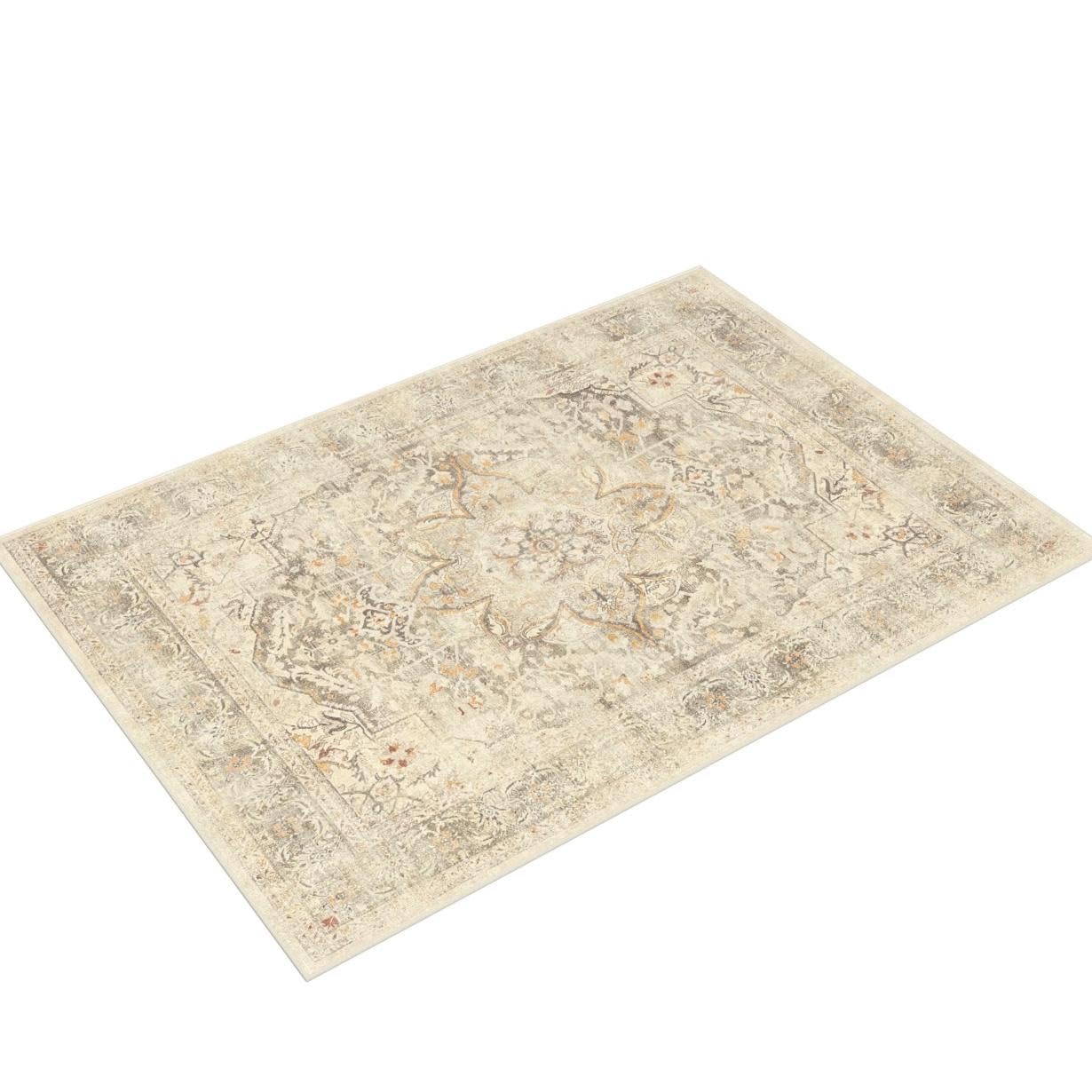 RUGGABLE – Sarrah Blue Quartz – Machine Washable Runner Rug – Pet &amp; Child Friendly – Stain &amp; Water Resistant – Non-Slip – 2.5&