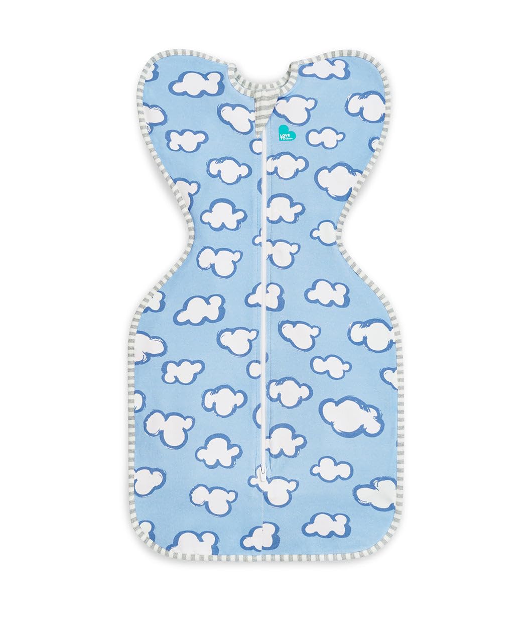 Love to Dream Swaddle UP, Baby Sleep Sack, Self-Soothing Swaddles for Newborns, Improves Sleep, Snug Fit Helps Calm Startle Reflex, New Born Essentials for Baby, 5-8.5 lbs, Sand Dollar